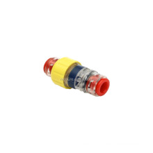 Fiber optic outside diameter 7mm microduct straight gas-tight block connector